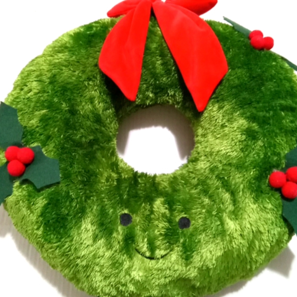 Christmas Decorations Wreath plush door decor